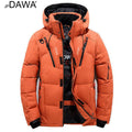 JP DAWA jaqueta de inverno masculina com capuz de penas de ganso terno de pesca
