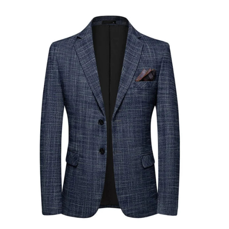 Blazer fino All-in-One masculino, versão coreana, tendência bonita, casual de