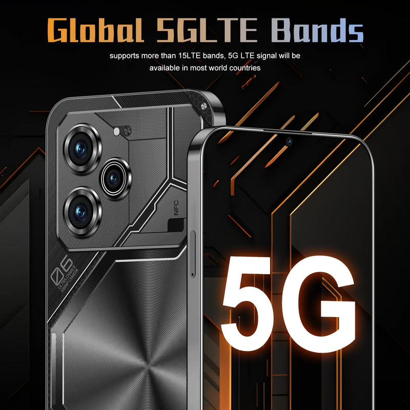 Smartphone Pova 6 Pro original Android 14, Telefone Desbloqueado, Celular, 5G HD