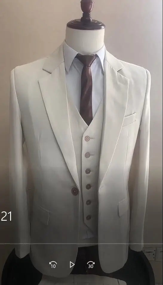 Ternos de casamento para noivo slim fit masculino, smoking de baile masculino, b